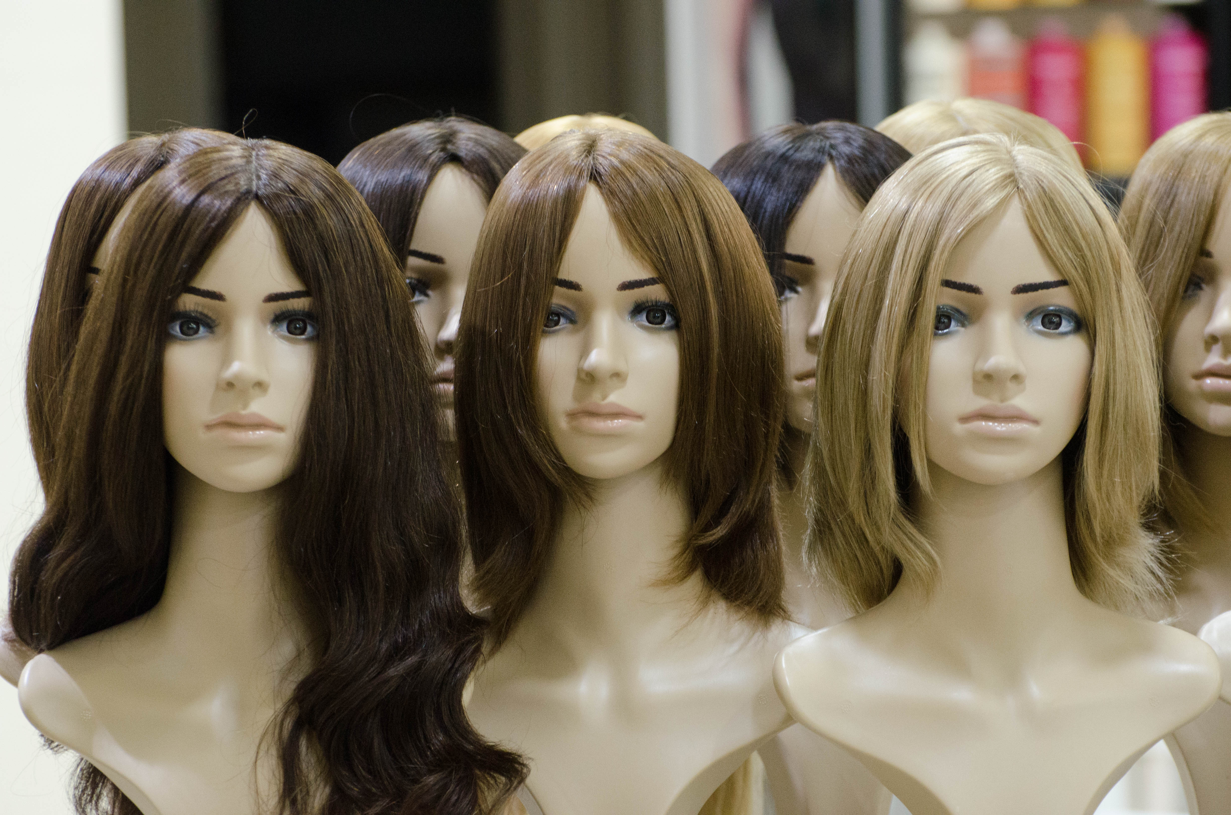 Pelucas de Cabello Sintético